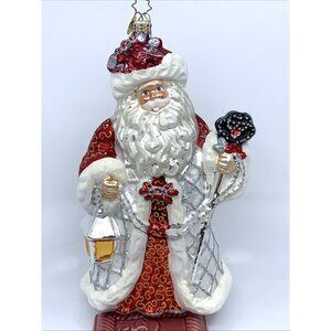 Christopher Radko Sterling Ruby Nicholas 2005 Limited Edition 1012412 8.5” Santa